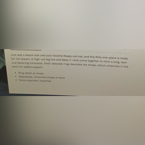 VENUS Luxe One Piece  worn 1 time. size 8 color is Luxe zebra - Picture 3 of 3